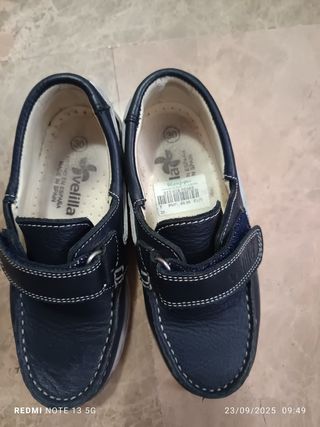 Zapatos niño Velilla azul talla 30