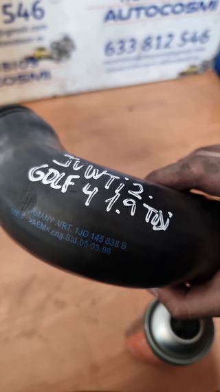 TUBO INTERCOOLER VOLKSWAGEN GOLF 4 IV 1.9 TDI 2000