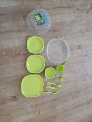 Set Menaje Camping 36 Piezas