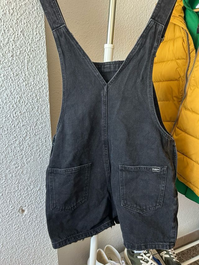 Mono-short vaquero negro