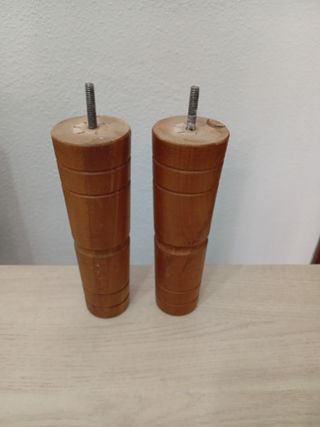 Patas de madera para somiers,sofás...