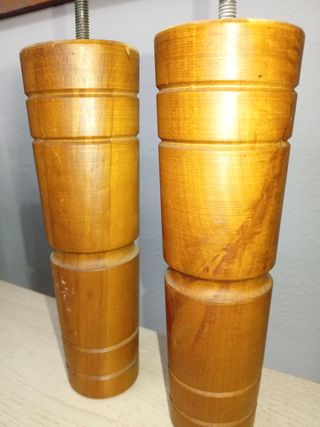 Patas de madera para somiers,sofás...