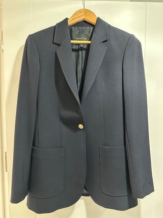 Chaqueta Massimo Dutti Azul