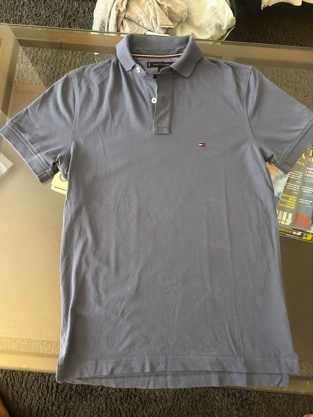 Polo Tommy Hilfiger Azul Verdoso