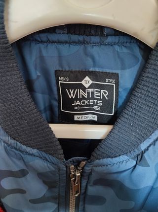 Chaqueta Bomber Azul Talla M