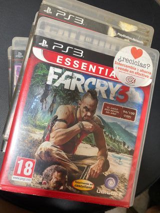 Lote Videojuegos PS3: Far Cry 3, GTA V, Gran Turis