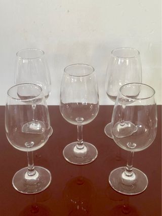 Set 5 Calici da Vino Cristallo + Decanter Vintage