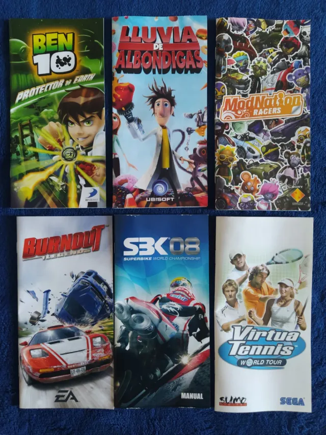 MANUALES de Juegos PSP PlayStation DESDE 1 Euro
