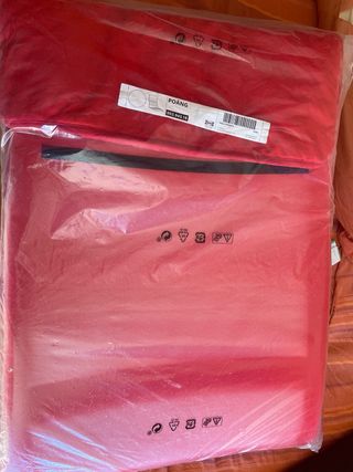 Cojín POÄNG IKEA Rojo/Rosa