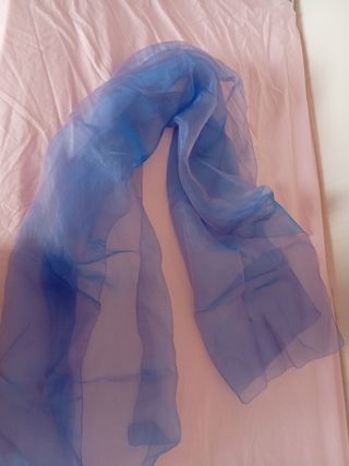 Fular azul añil para eventos