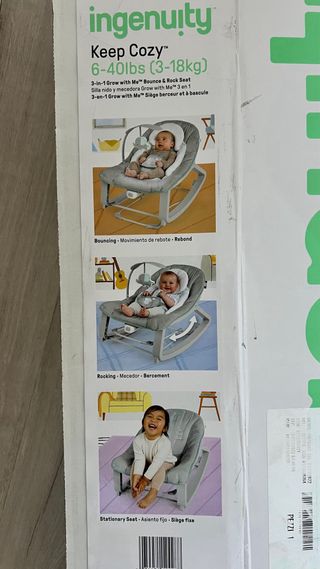 Hamaca Mecedora Ingenuity Keep Cosy 3en1