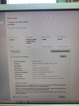 Ordenador HP ProDesk i5-4570