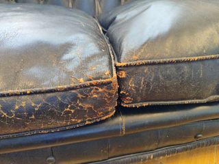 Sofá Chester de Piel Negro