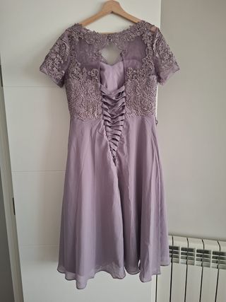 Vestido de fiesta morado sin usar