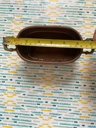 Pentolino in rame con manici