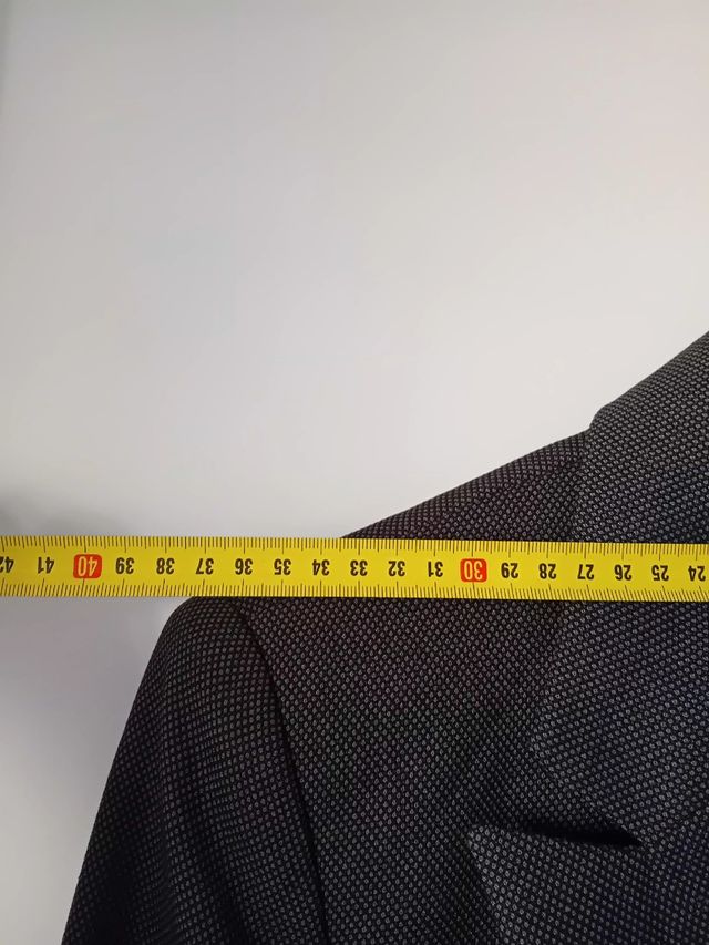 Blazer Mango Gris Elegante Mujer