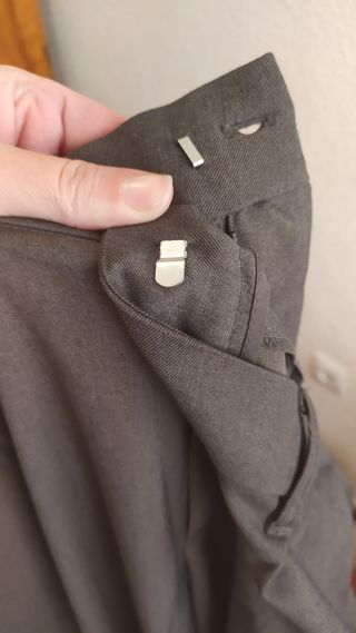 Pantalones H&M Mujer XL Gris