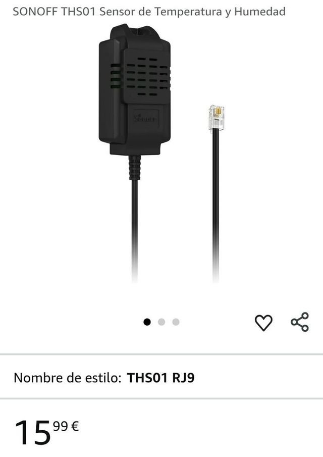 SONOFF THS01 Sensor de Temperatura y Humedad
