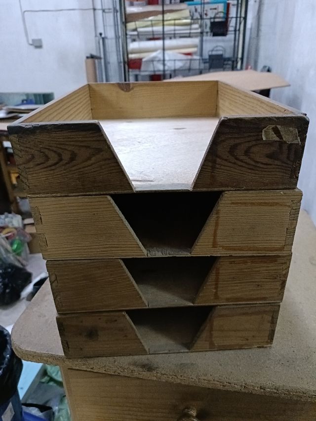 Cassapanche da carpenteria in legno formato folio