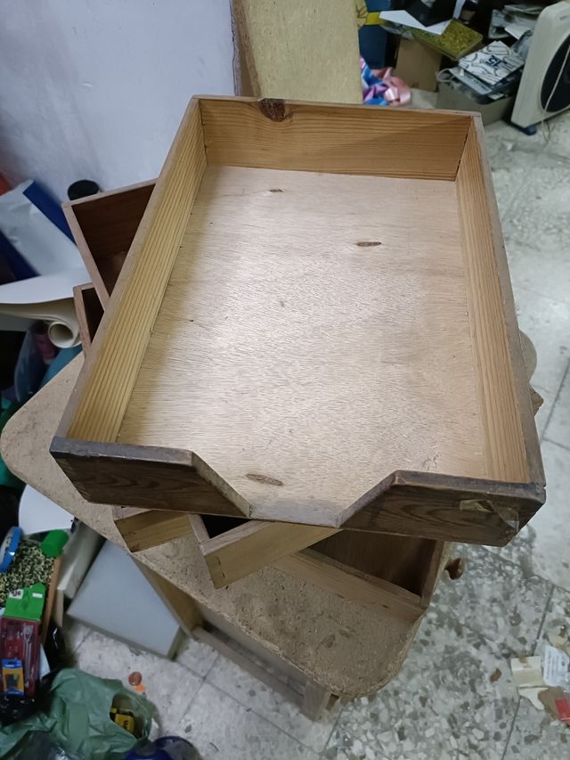 Cassapanche da carpenteria in legno formato folio