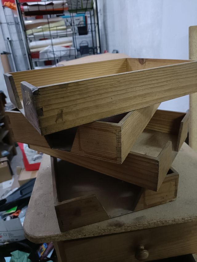 Cassapanche da carpenteria in legno formato folio