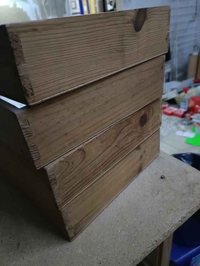 Cassapanche da carpenteria in legno formato folio