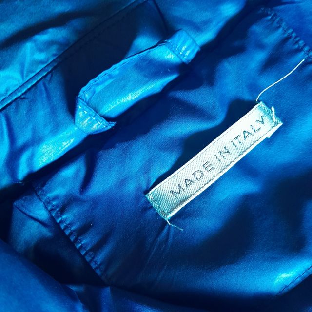 Giacca piumino blu