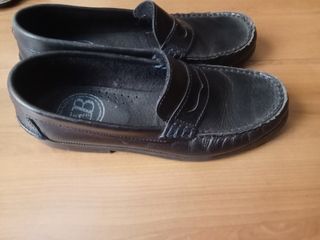 Zapatos de vestir azul marino número 34