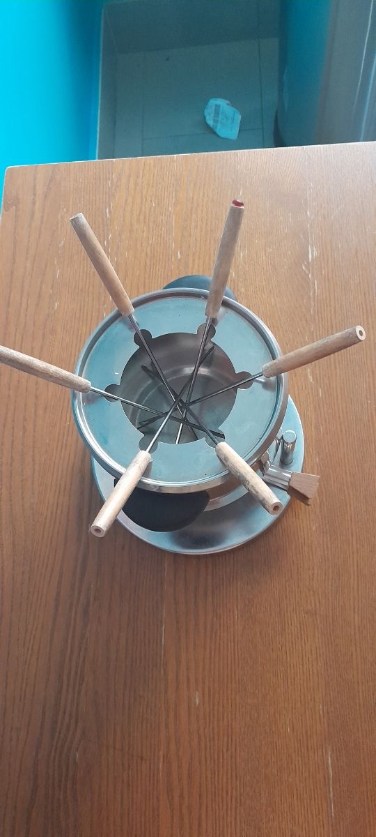 Conjunto Fondue Aço Inoxidável