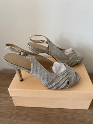 Zapatos Menbur Plataforma Talla 40