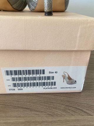 Zapatos Menbur Plataforma Talla 40