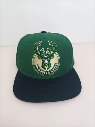 Gorra Mitchell & Ness NBA Bucks Verde Negra