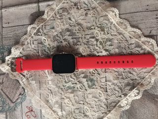 Correa de reloj digital roja