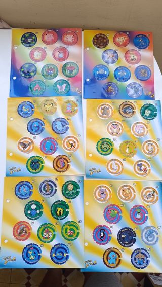 Caderneta Pokémon Tazos Matutano 28 Páginas