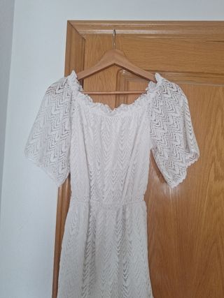Vestido Blanco Sfera Talla M