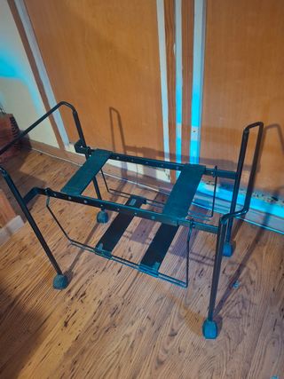 Mesa metálica TV vintage años 80