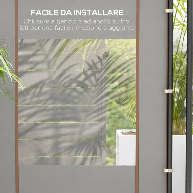 Set 2 Pareti per Gazebo 3x6m e 3x3 m in Tessuto O