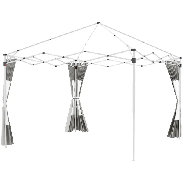 Set 2 Pareti per Gazebo 3x6m e 3x3 m in Tessuto O