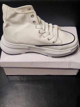 Playeras Blancas de Lona