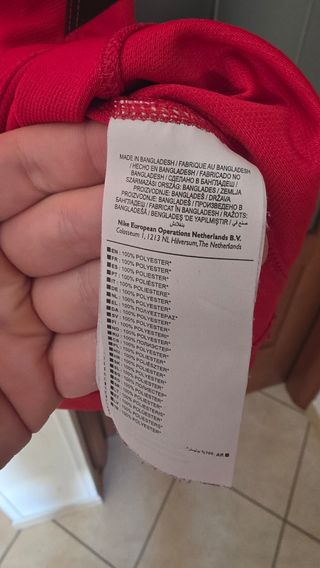 Maglietta Rugby Saracens Allianz Nike Rossa