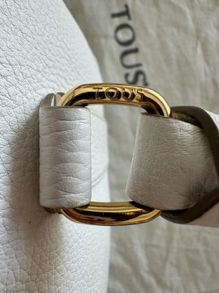 Bolso de piel Tous blanco