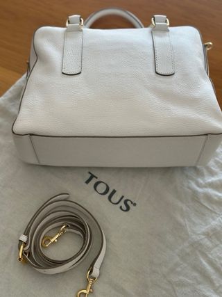 Bolso de piel Tous blanco