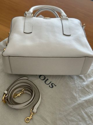 Bolso de piel Tous blanco