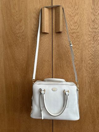 Bolso de piel Tous blanco