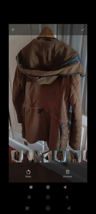 Parka Zara acolchada 2 en 1