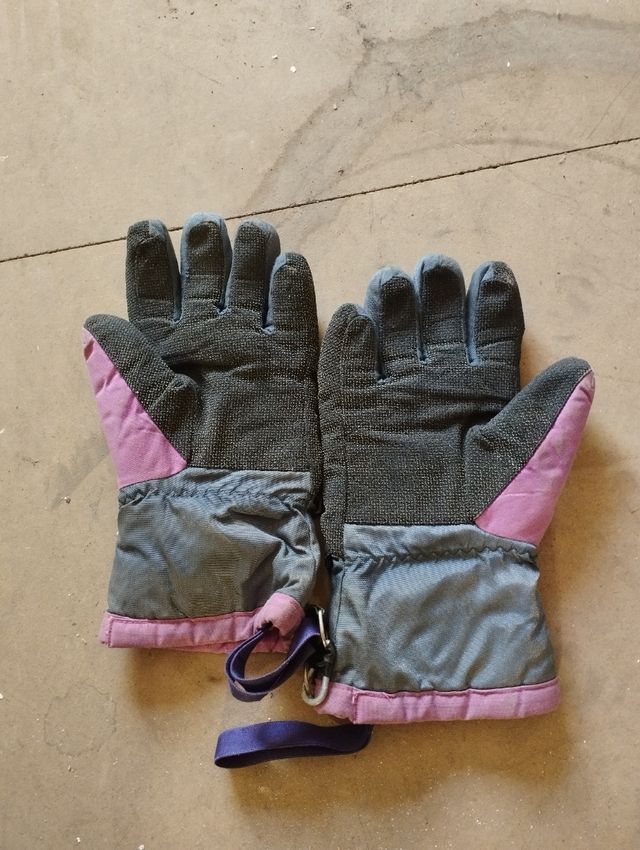 Guantes Gore-Tex Lizard Grises y Rosas