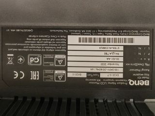 Pantalla Benq 24" Negra/Gris