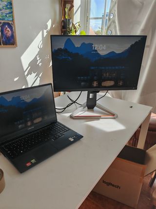 Pantalla Benq 24" Negra/Gris