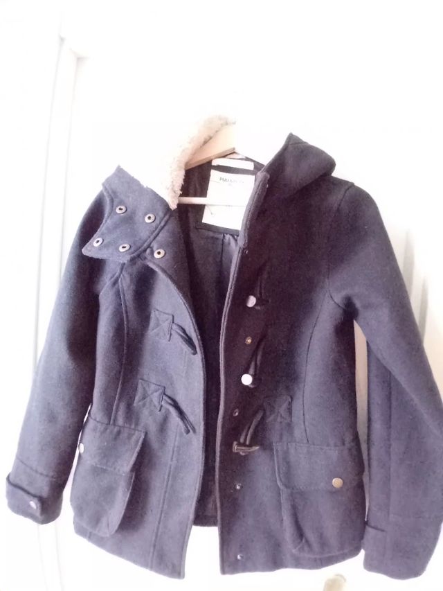 Chaqueta abrigo azul marino