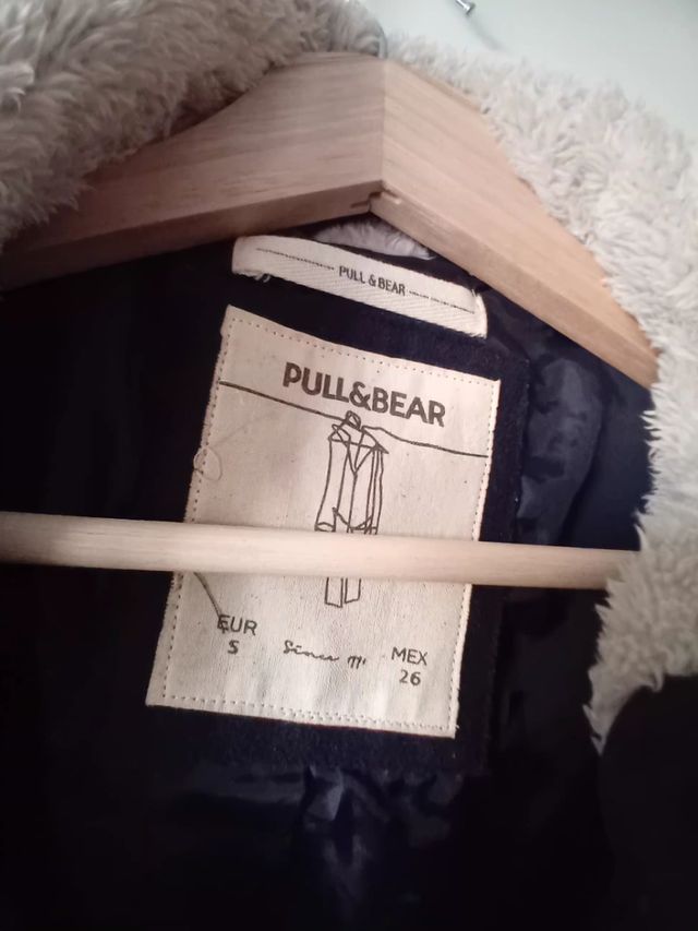 Chaqueta abrigo azul marino